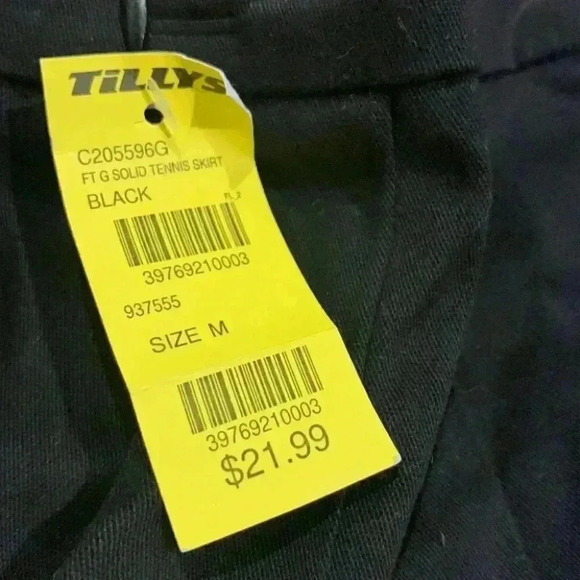 FULL TILT Girls Solid Tennis Skirt - Picture 3 of 3